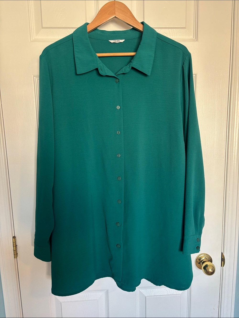 Penningtons collared button down blouse